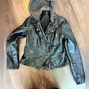 Free People Vegan Leather Jacket